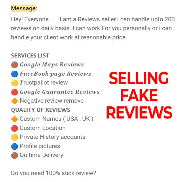 Fake Reviews Rio Rico Roofing Contractor